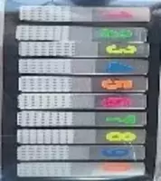 Стикеры-закладки с цифрами