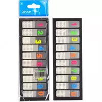 Стикеры-закладки с цифрами - 6 000 сум