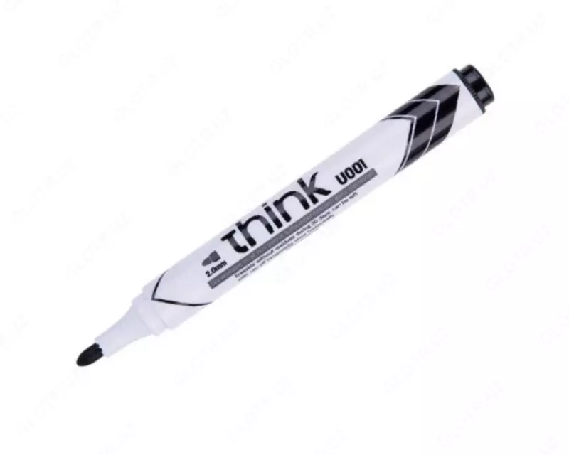 Маркер для белой доски Deli Think, 2 мм (черный)