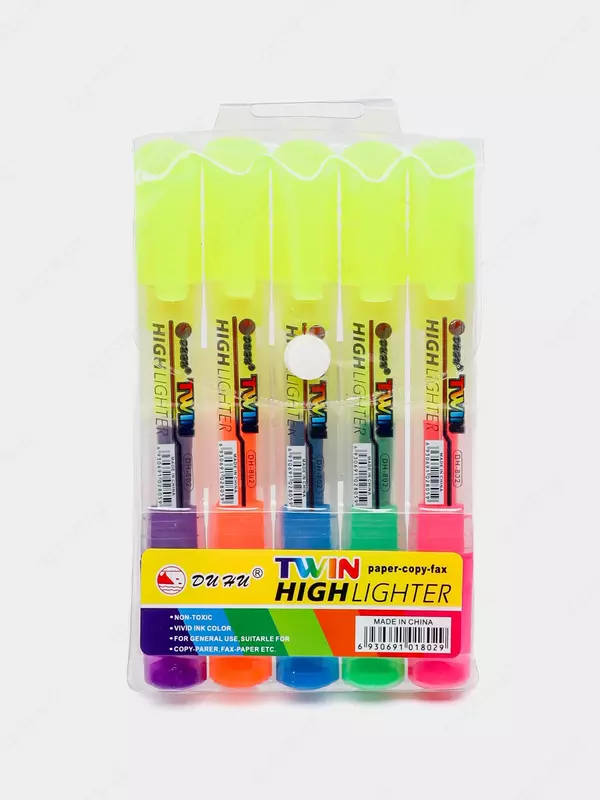 Ikki tomonlama matnli marker, 4 dona to'plam.