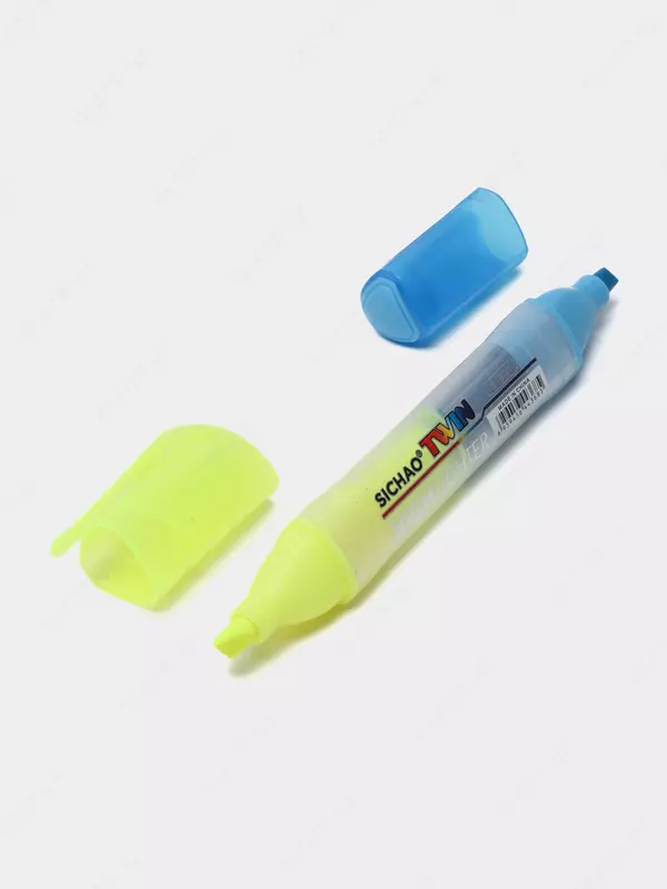 Ikki tomonlama matnli marker, 4 dona to'plam.