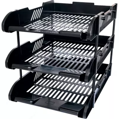 Лоток для бумаг горизонтальный пластиковый