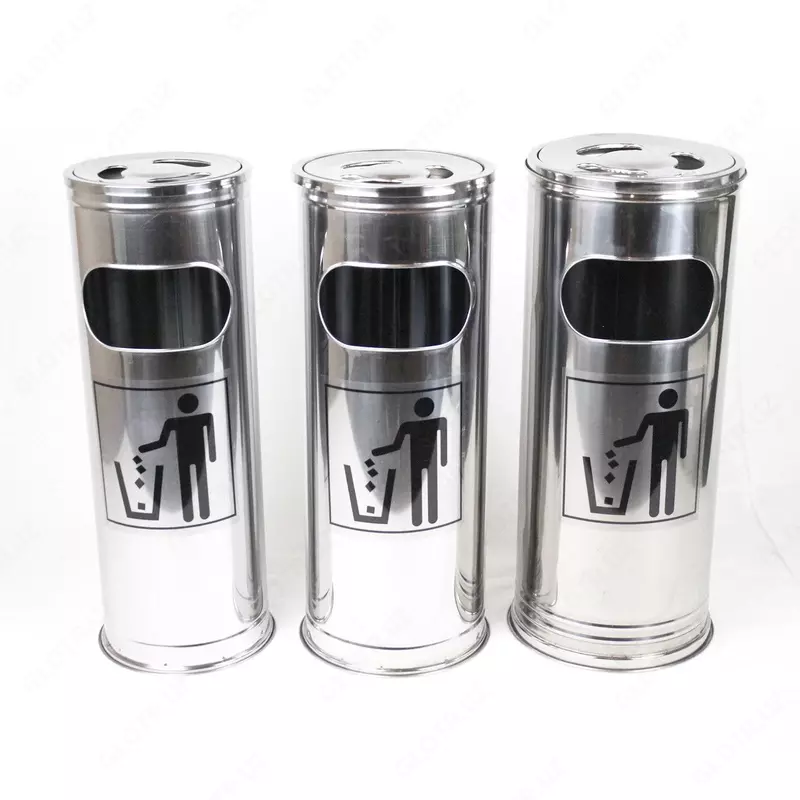 Урна металлическая, набор 3 шт