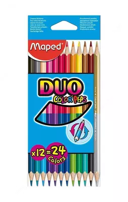 Карандаши цветные Maped DUO