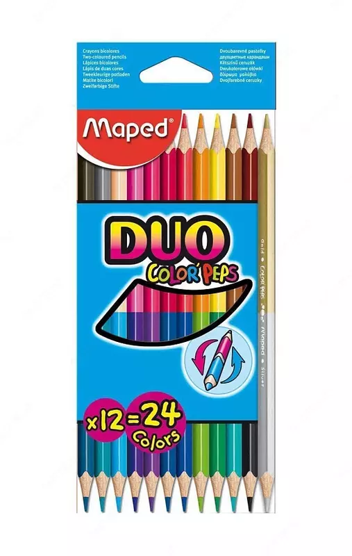 Карандаши цветные Maped DUO