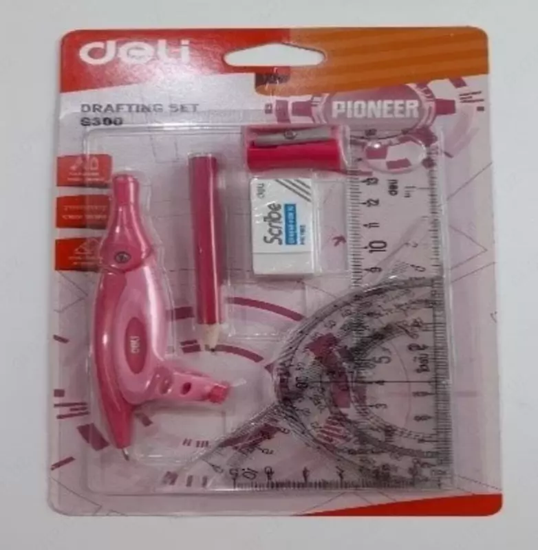 Deli Pioneer kompasli chizmalar to'plami (DELI G-6300)