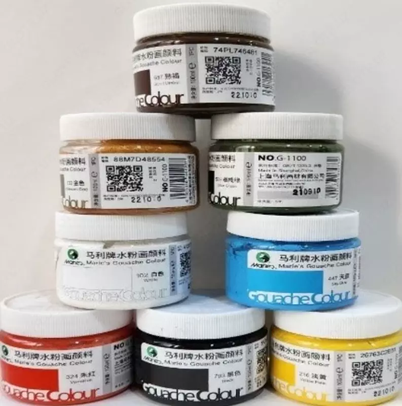 Гуашь художественная Maries - 11 200 сум