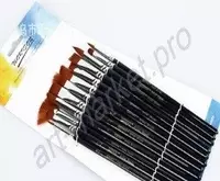 Набор синтетических художественных кистей Jojina