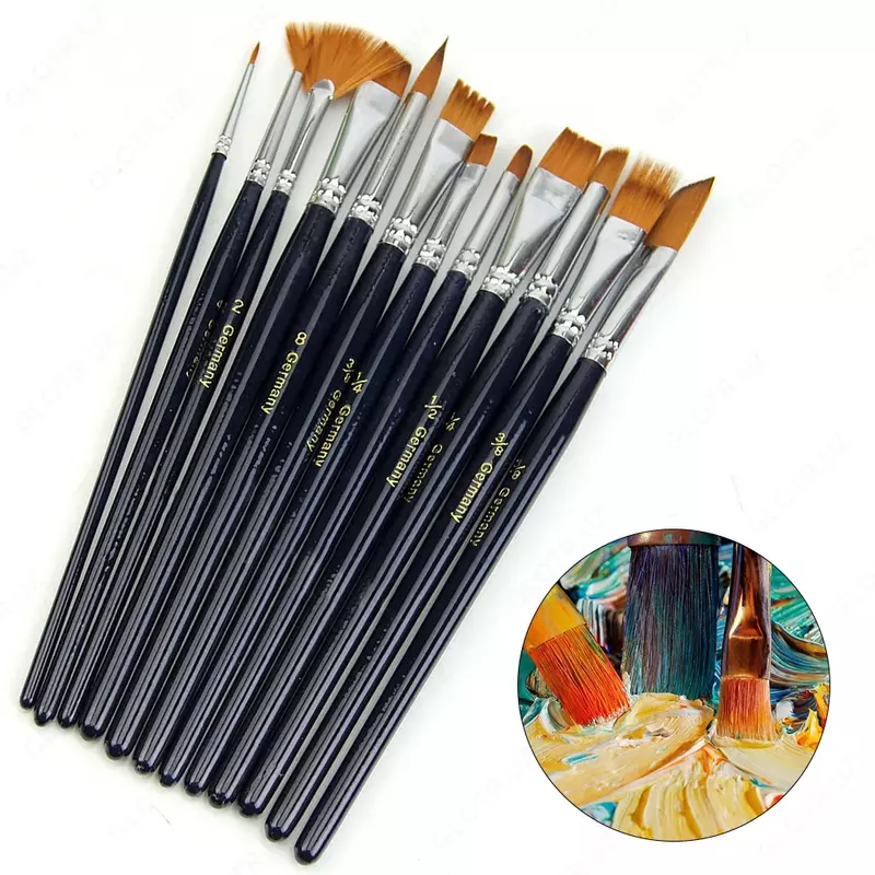 Jojina sintetik badiiy cho'tkalar to'plami