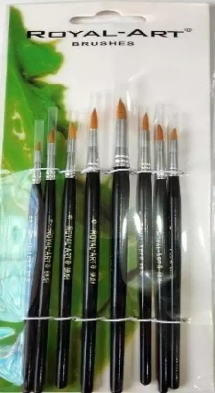 Набор синтетических художественных кистей Royal-Art, 8 шт