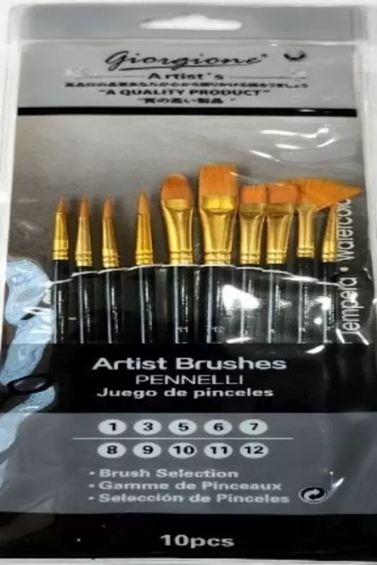 Набор синтетических художественных кистей Giorgios - 30 000 сум