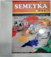 Semeyka nosilkasida astarlangan sintetik kanvas