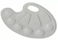 Палитра для красок овальная пластиковая (P-0148188)