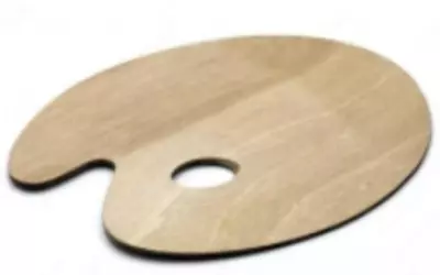 Bo'yoqlar uchun yog'och palitrasi