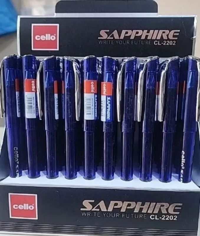 Ручка шариковая Cello Sapphire CL-2202, 0.7 мм. синяя