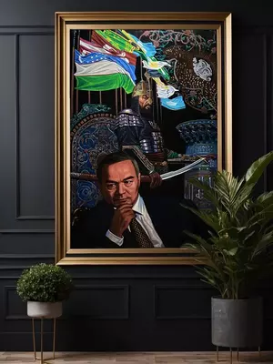 Картина Ислом Каримов