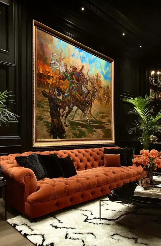 Картина Битва Амир Темура в Индии