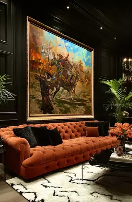 Картина Битва Амир Темура в Индии