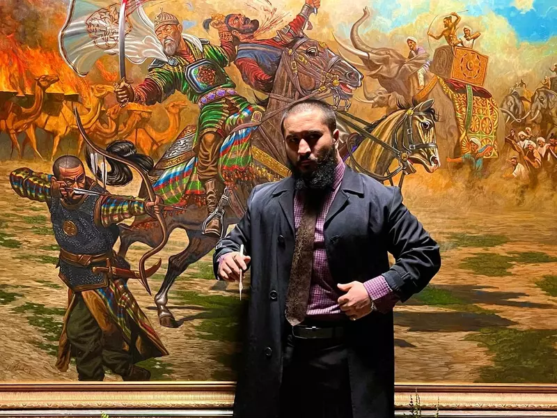 Картина Битва Амир Темура в Индии - от 21 533 814 сум