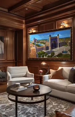 Картина Белый дворец Шахрисабза (1380–1404 годы)