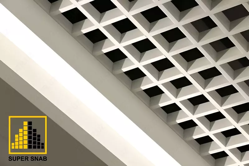 Подвесной потолок Грильято (классический)