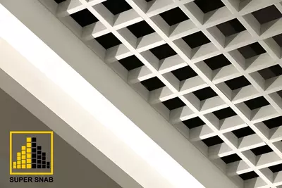 Подвесной потолок Грильято (классический)