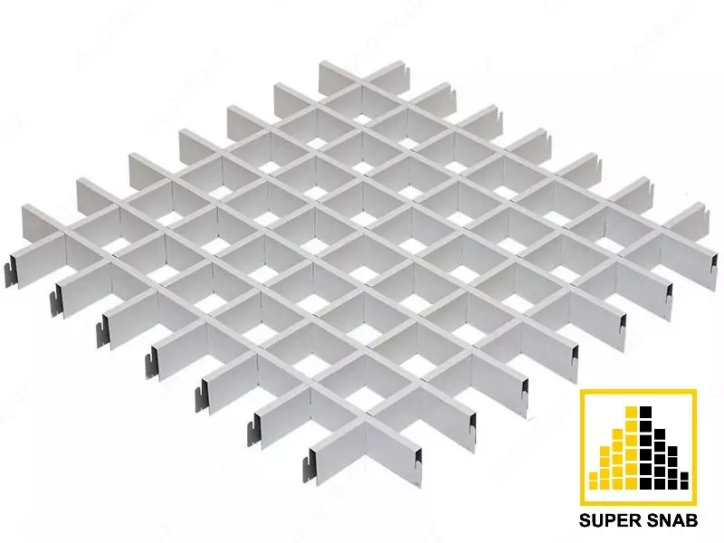 Подвесной потолок Грильято (классический) - по запросу