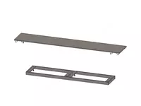 Декоративный топ 2300 и цоколь 1800