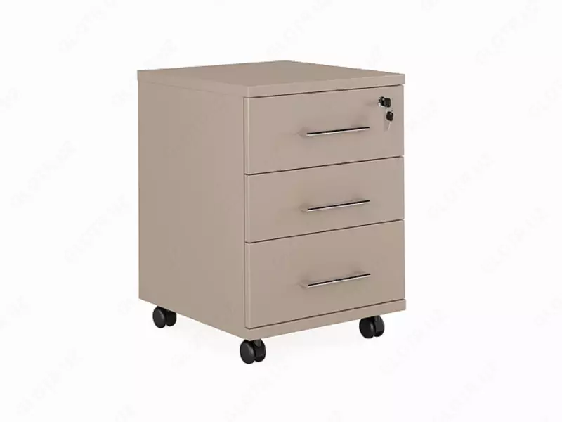 Тумба с 3 ящиками на колёсах JNO302.U727