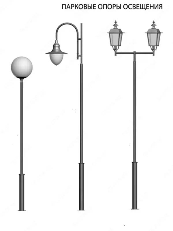 по запросу Парковые опоры освещения