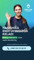Onlayn Hamshira - Лечитесь дома с нами! - от 100 000 сум