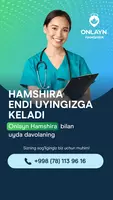 от 100 000 сум Onlayn Hamshira - Лечитесь дома с нами!
