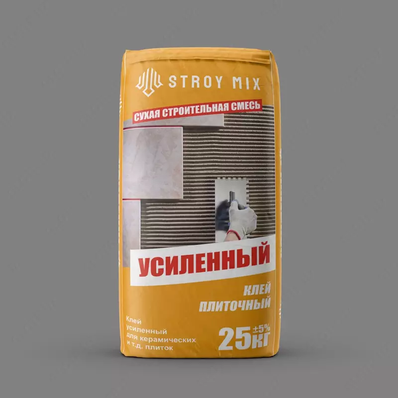 Kafel va boshqa turdagi plitkalar uchun kley STROYMIX