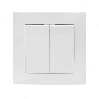 Выключатель 2-клавишный Primus - 12 322.1 сум / шт