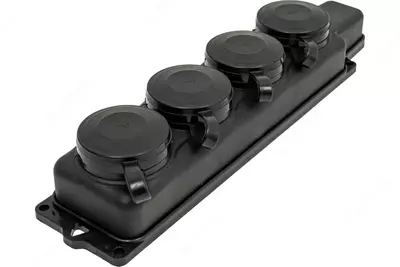 Колодка каучук 4 гнезда "Generica"