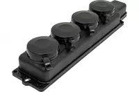 Колодка каучук 4 гнезда "Generica"