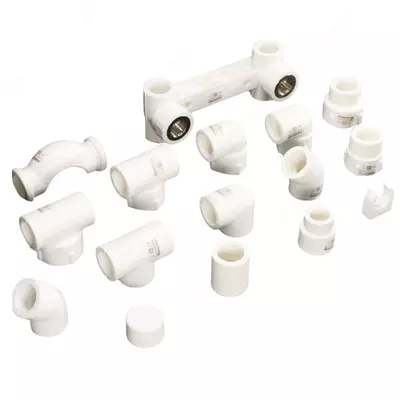 от 11 963.2 сум / шт. Трубы ППР и фитинги белые и серые