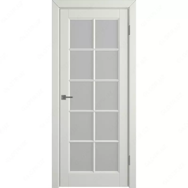 Межкомнатная дверь STOCKHOLM Glanta Magnolia со стеклом White Cloud - по запросу