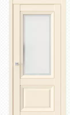 Межкомнатная дверь STOCKHOLM Barcelona 2 Magnolia со стеклом Art Cloud Cross - Цена по запросу