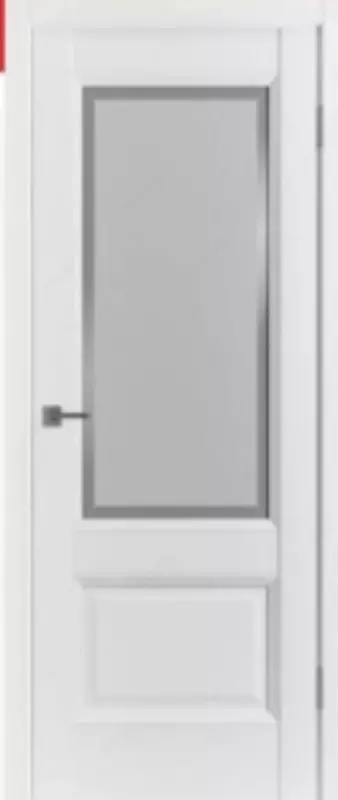 Межкомнатная дверь EMALEX EST2 Ice с прозрачным стеклом Art Cloud - по запросу