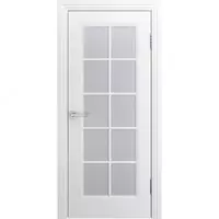 Межкомнатная дверь STOCKHOLM Glanta Polar с прозрачным стеклом Darl Cloud - по запросу