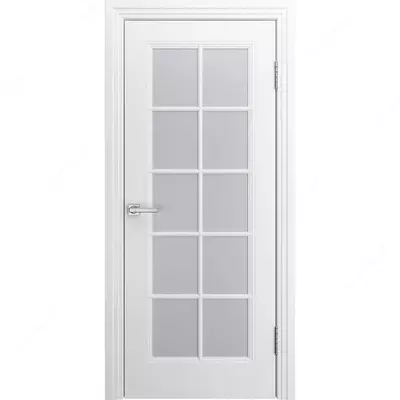 Межкомнатная дверь STOCKHOLM Glanta Polar с прозрачным стеклом Darl Cloud - Цена по запросу