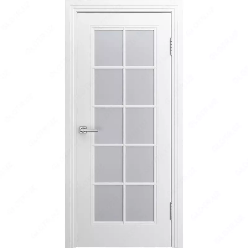 Межкомнатная дверь STOCKHOLM Glanta Polar с прозрачным стеклом Darl Cloud - по запросу