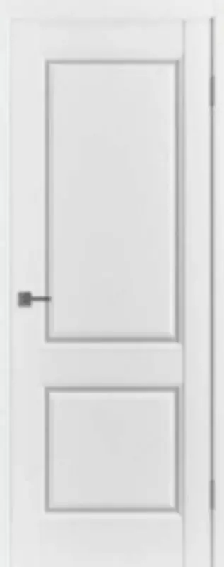 Межкомнатная дверь EMALEX E2 Fly Ice с прозрачным стеклом White Cloud - по запросу