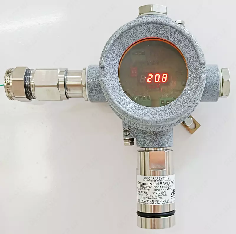 Statsionar gaz analizatori Rapid Pro RPR2 ushbu gaz uchun: HCI (vodorod xlorid) Ulgurji va chakana