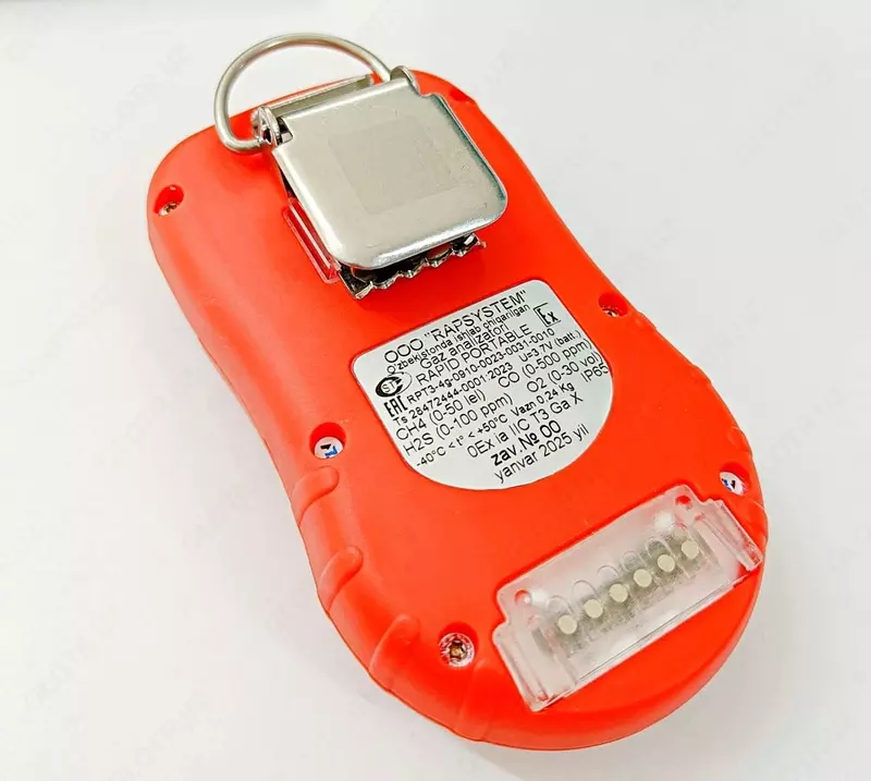 {0} so'mdan Gaz analizatori O2-CO-yonuvchi gazlar-H2S 4 turdagi gaz uchun portativ Rapid Portable RPT3