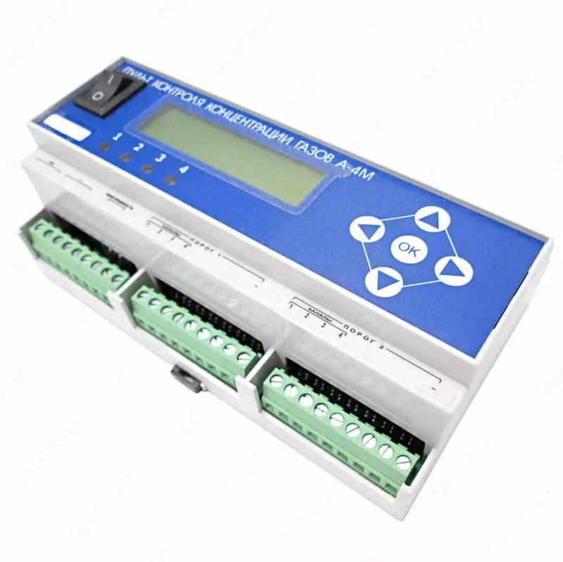 Пульт контроля концентрации газа для подключения до 4 газоанализаторов по интерфейсу 4-20 mA - от {0} сум