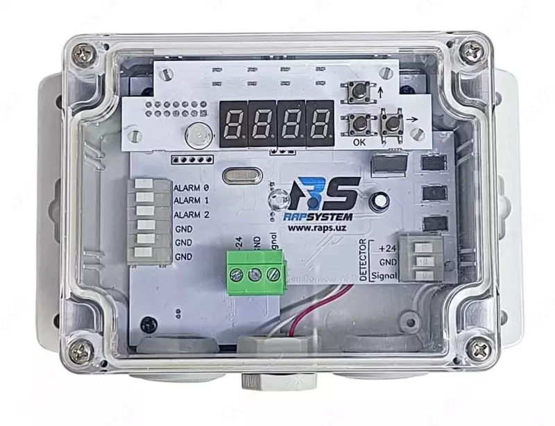  Одноканальный пульт контроля концентрации газа по интерфейсу 4-20 mA - 