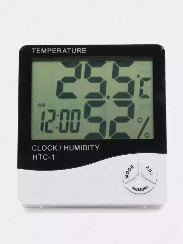 HTC-1 Метеостанция термометр гигрометр измерение температуры и влажности в помещении и на улице