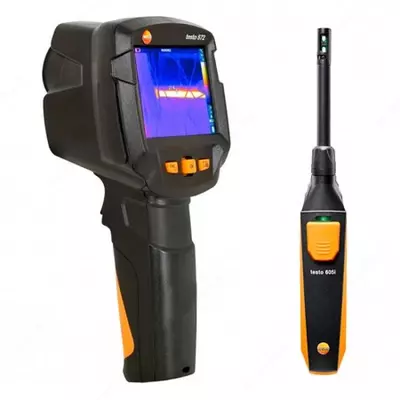 Testo 872 termometrlar to'plami va smart-zondli termogigrometr Testo 605i 0560 8724
